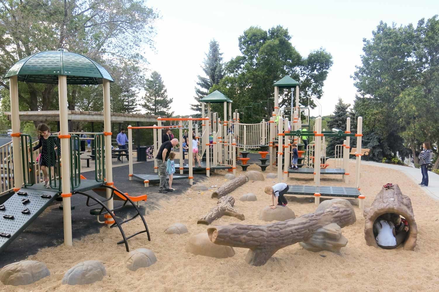 PlayWorks Capilano Community Park playground in Edmonton, Alberta!